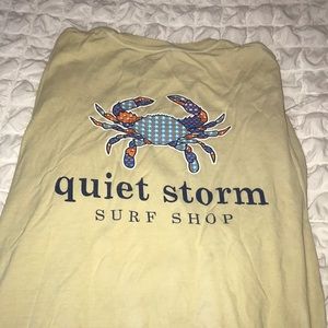 Quiet Storm faded yellow long sleeve